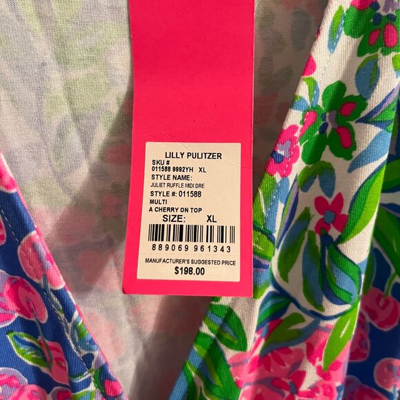 Lilly Pulitzer Juliet Ruffle Midi Dress - Picture 3 of 4